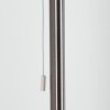 Lampadaire Gunstock Nickel brillant, 2 lumières