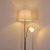 Lampadaire Gunstock Nickel brillant, 2 lumières