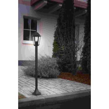 Lampadaire extérieur Eglo LATERNA 4 Noir, 1 lumière