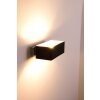 Applique murale Ideallux BOX AP2 Noir, 2 lumières