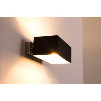 Applique murale Ideallux BOX AP2 Noir, 2 lumières