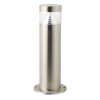 Borne d'éclairage Brilliant Avon LED Acier inoxydable, 1 lumière