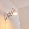 Applique murale Stranderott Chrome, Blanc, 1 lumière