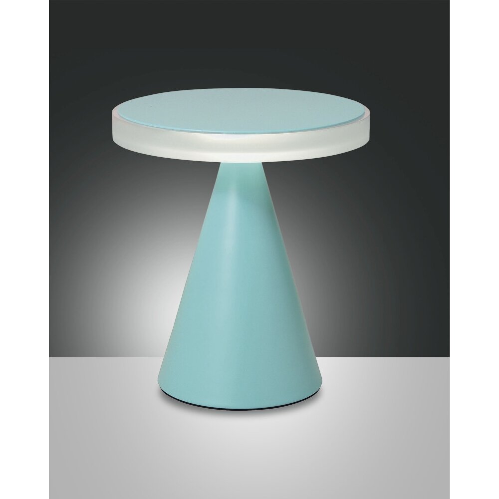 Lampe à poser Fabas Luce Neutra LED Vert, 1 lumière main product photo