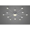 Plafonnier Trio-Leuchten Bodrum LED Chrome, 12 lumières, Télécommandes
