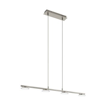 Suspension Eglo LANIENA LED Nickel mat, 4 lumières