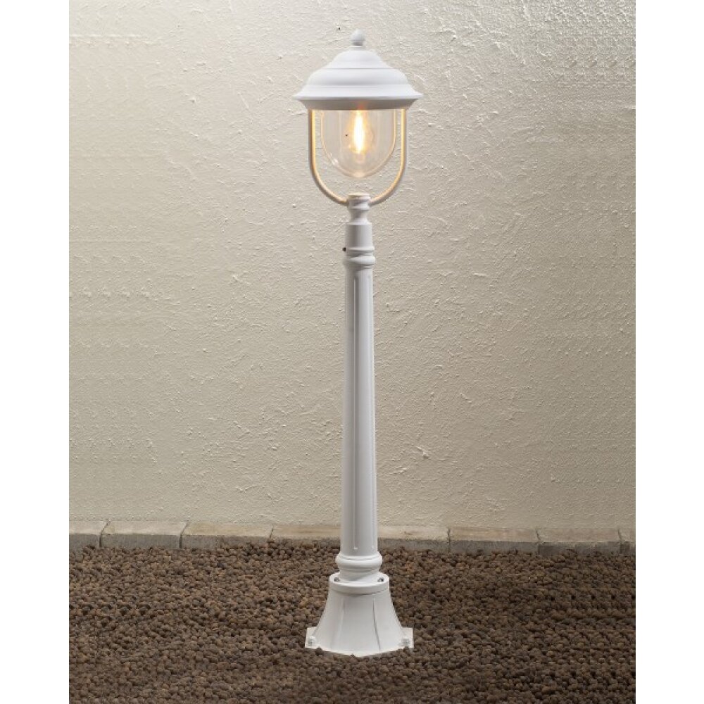 Borne d'éclairage Konstsmide Parma Blanc, 1 lumière main product photo