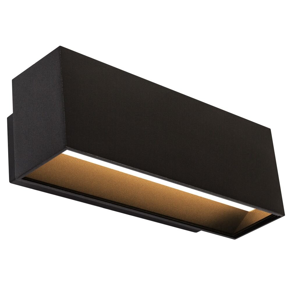Applique murale KS Verlichting Segment LED Noir, 2 lumières main product photo
