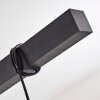Suspension Barbengo Noir, 6 lumières