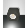 Plafonnier Fabas Luce Palmi LED Anthracite, 1 lumière