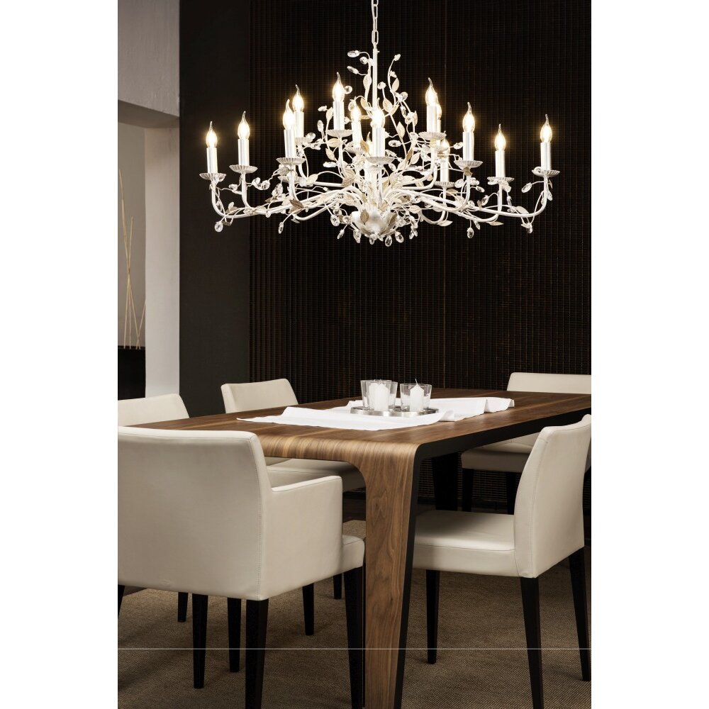 Lampe suspension Eglo FLITWICK 1 Argenté, 15 lumières main product photo