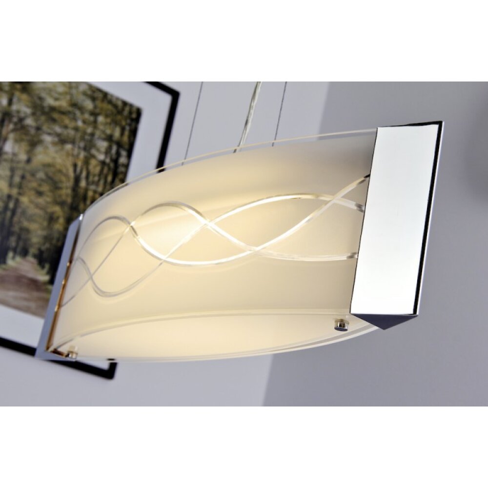 Suspension Datong LED Aluminium, Chrome, 1 lumière main product photo