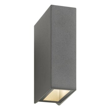 Applique murale d'extérieur LCD Lingen LED, 2 lumières