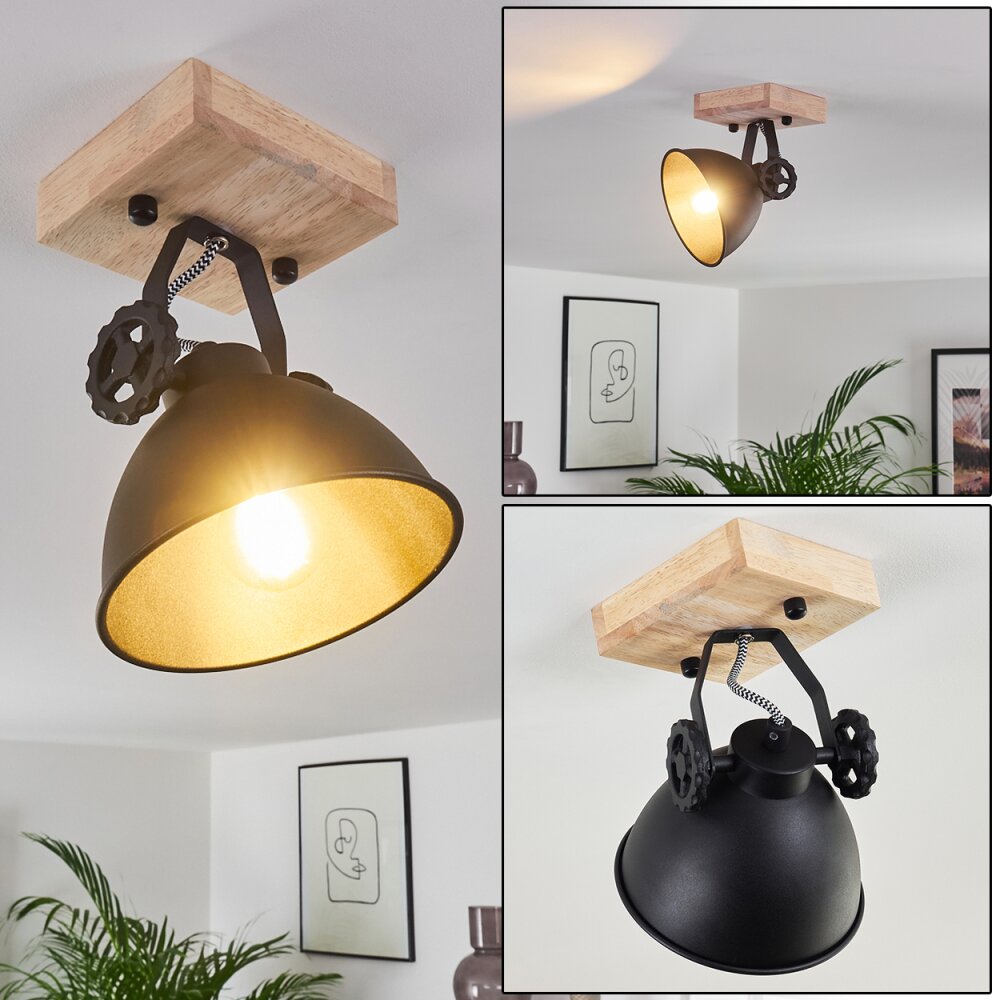 Plafonnier Svanfolk Brun, Noir, 1 lumière main product photo