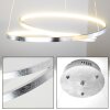 Suspension Stalon LED Argenté, 1 lumière