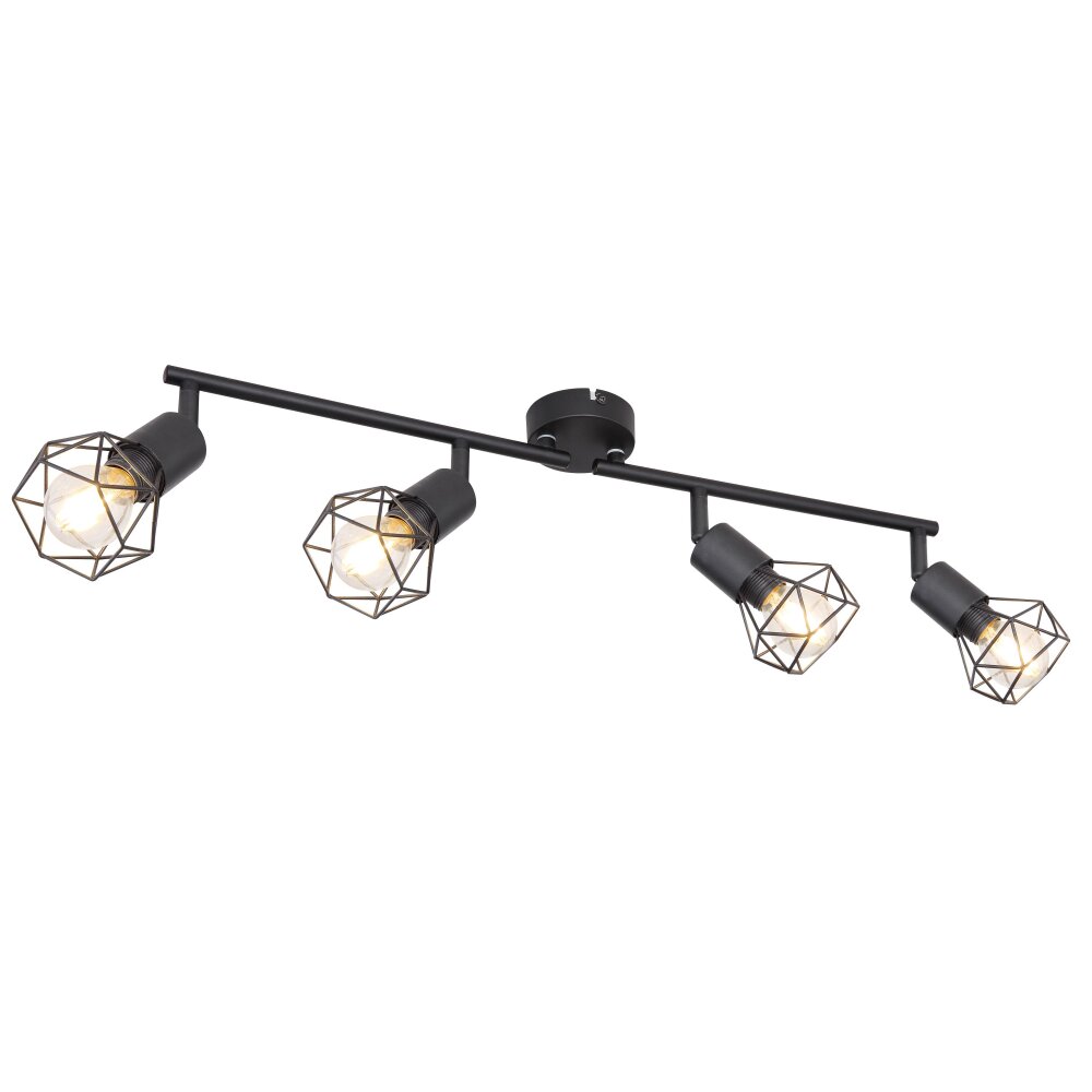 Spot Globo XARA I Noir, 4 lumières main product photo