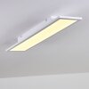 Plafonnier Salmi LED Blanc, 1 lumière