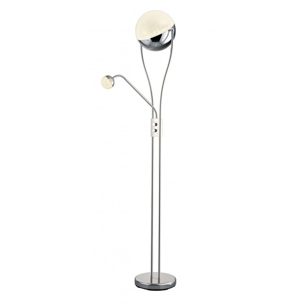 Lampadaire Trio CHRIS LED Chrome, 1 lumière main product photo