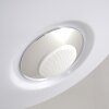 Plafonnier Athlone LED Blanc, 2 lumières, Télécommandes, Changeur de couleurs