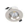 Spot encastrable Eglo SALICETO LED Nickel mat, 1 lumière