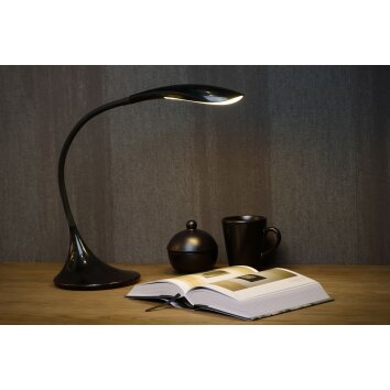 Lampe de bureau Lucide EMIL LED Noir, 1 lumière