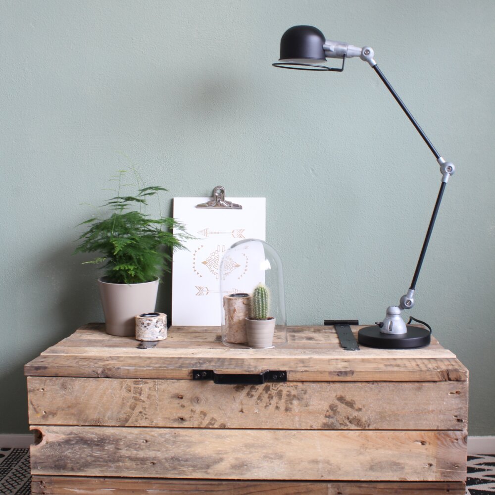 Lampe de table Steinhauer Darvin Gris, Noir, 1 lumière main product photo