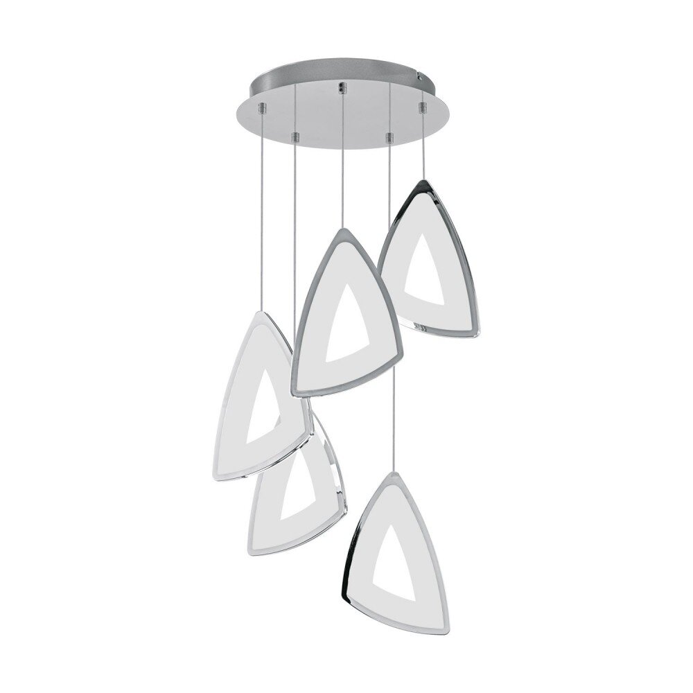 Suspension Eglo AMONDE LED Chrome, 5 lumières main product photo