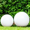 Set de boules lumineuses Miau Blanc, 2 lumières