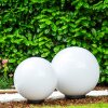 Set de boules lumineuses Miau Blanc, 2 lumières