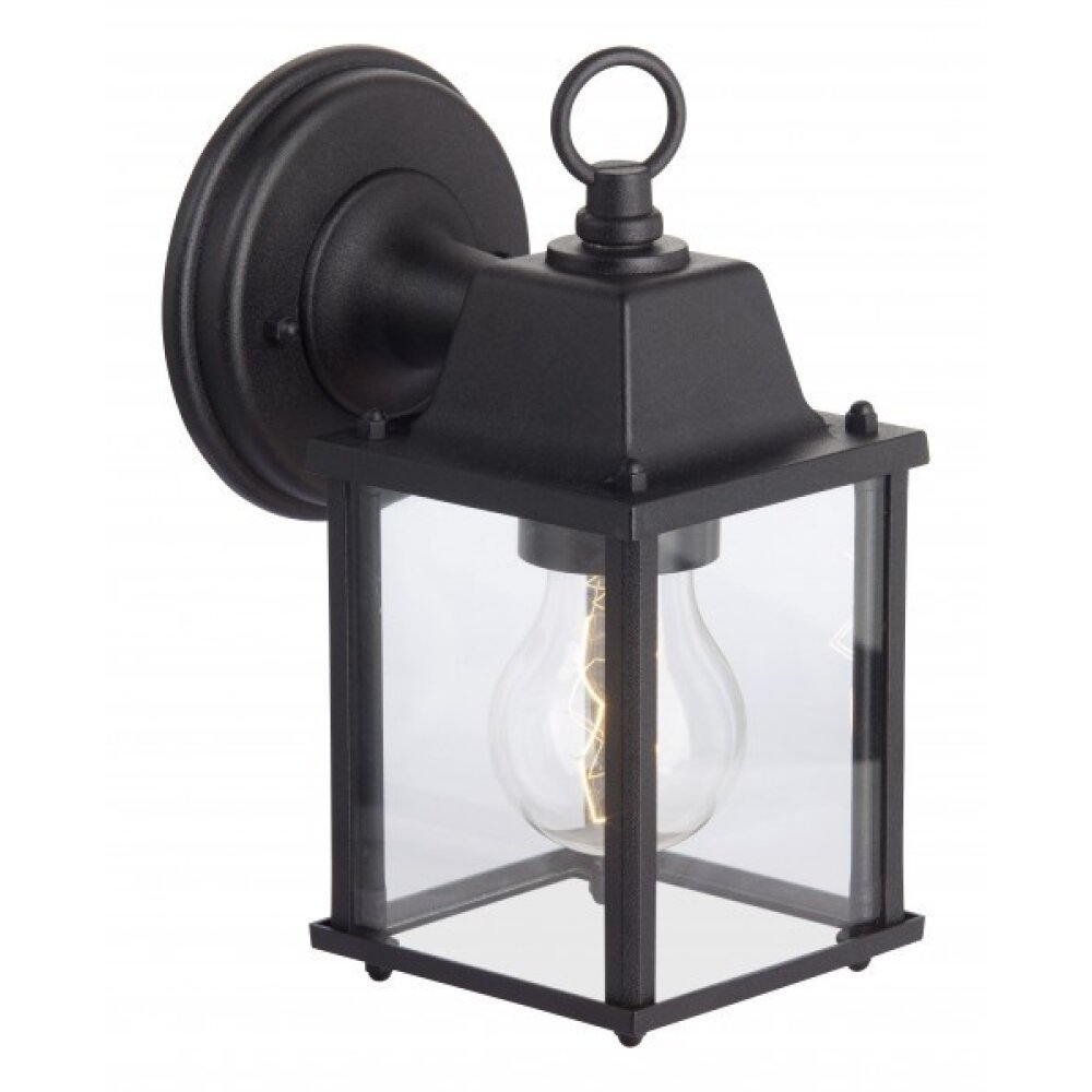 Applique murale d'extérieur Brilliant Irvins Noir, 1 lumière main product photo