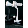 Lampe à pince Globo PRACTICA Blanc, 1 lumière Lampe à pince Globo PRACTICA Blanc, 1 lumière