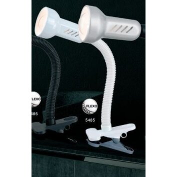 Lampe à pince Globo PRACTICA Blanc, 1 lumière Lampe à pince Globo PRACTICA Blanc, 1 lumière