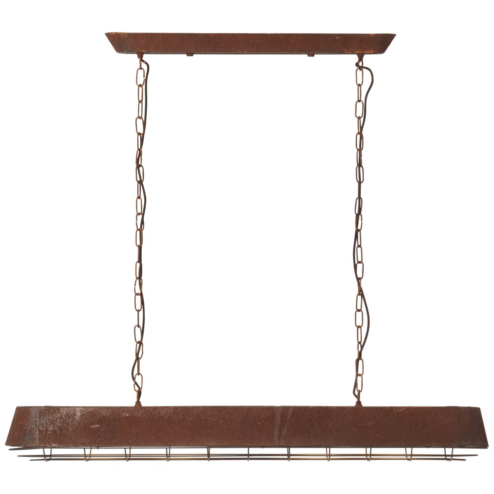 Suspension Brilliant Alvera Rouille, 4 lumières main product photo