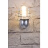 Applique Nordlux Agger Acier inoxydable, Transparent, 1 lumière