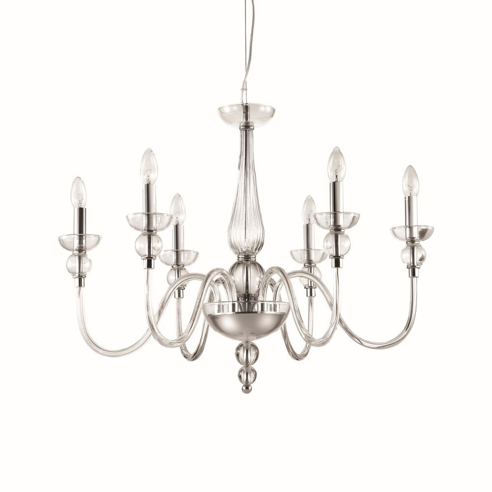 Lustre Ideal Lux DOGE Chrome, 6 lumières main product photo