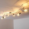 Spot de plafond Annai Chrome, 6 lumières