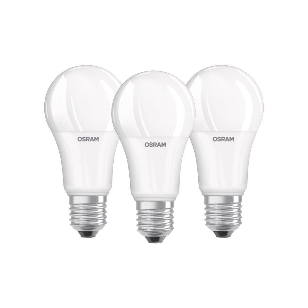 Lot de 3 Osram LED E27 13 Watt 2700 Kelvin 1521 Lumen main product photo