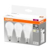 Lot de 3 Osram LED E27 13 Watt 2700 Kelvin 1521 Lumen