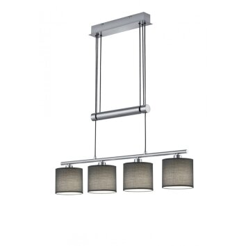 Suspension Trio GARDA Nickel mat, 4 lumières