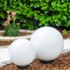 Set de boules lumineuses Miau Blanc, 2 lumières