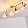 Plafonnier Palmira Cuivre, 4 lumières