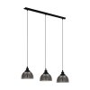 Suspension EGLO BELESER Noir, 3 lumières