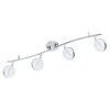 Spot de plafond EGLO SALTO LED Chrome, 4 lumières