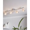 Spot de plafond EGLO SALTO LED Chrome, 4 lumières