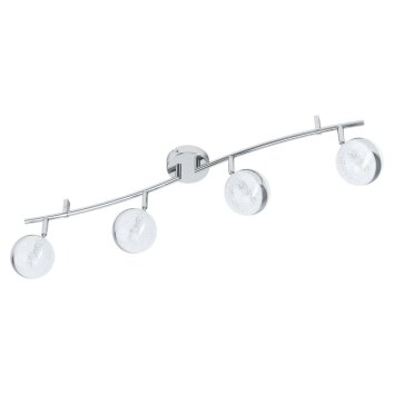 Spot de plafond EGLO SALTO LED Chrome, 4 lumières