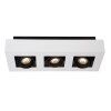 Spot de plafond Lucide XIRAX LED Blanc, 3 lumières