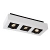 Spot de plafond Lucide XIRAX LED Blanc, 3 lumières