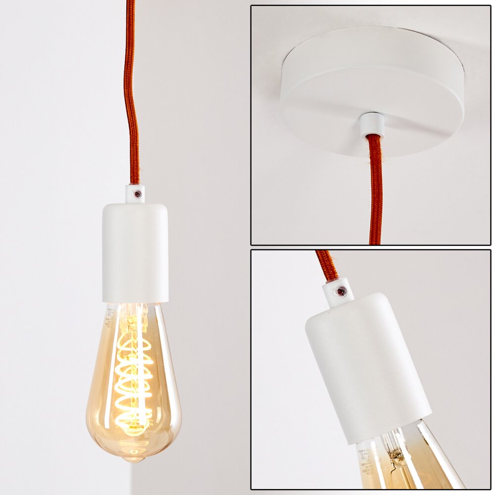 Suspension Lemone Blanc, 1 lumière main product photo