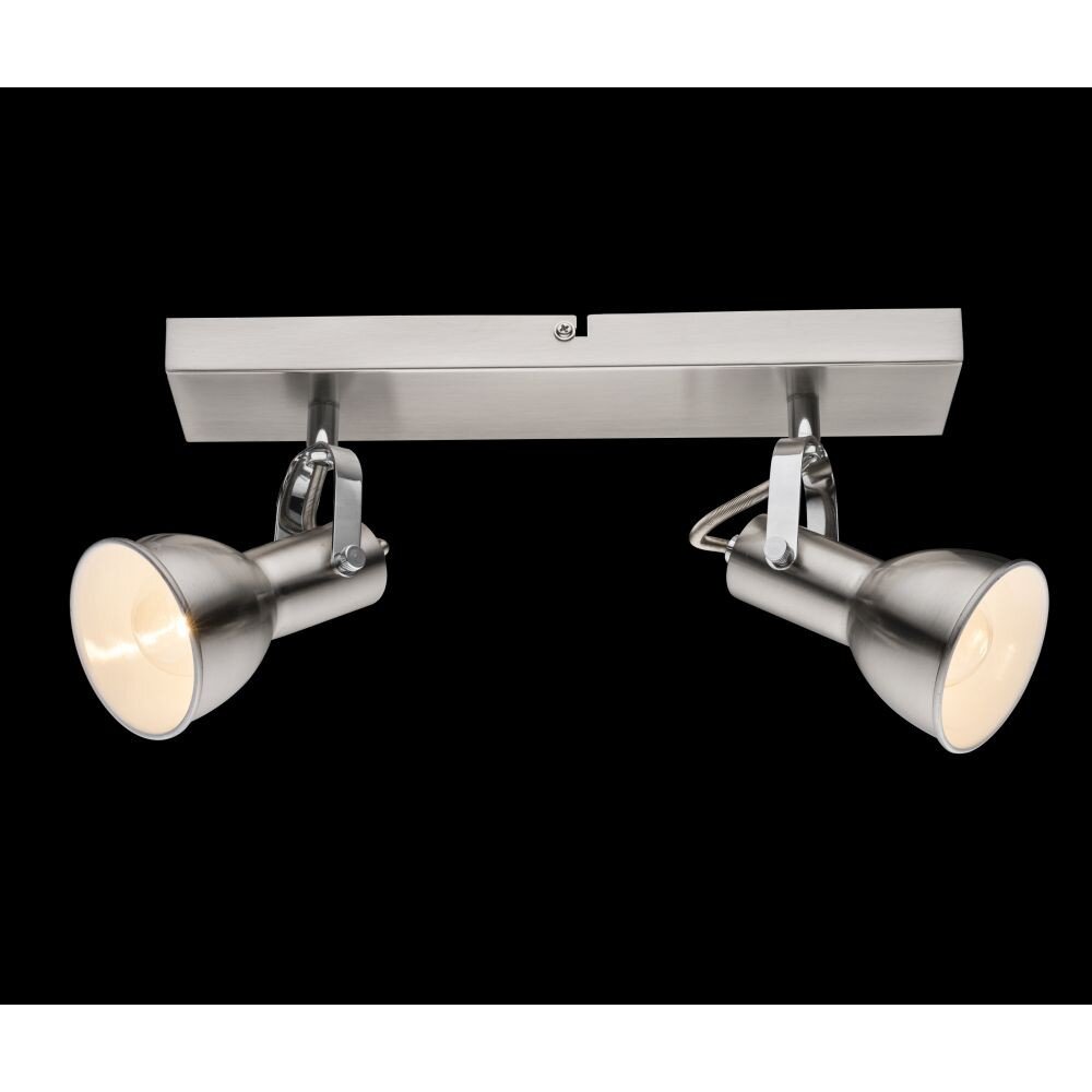 Plafonnier Globo Nickel mat, 2 lumières main product photo