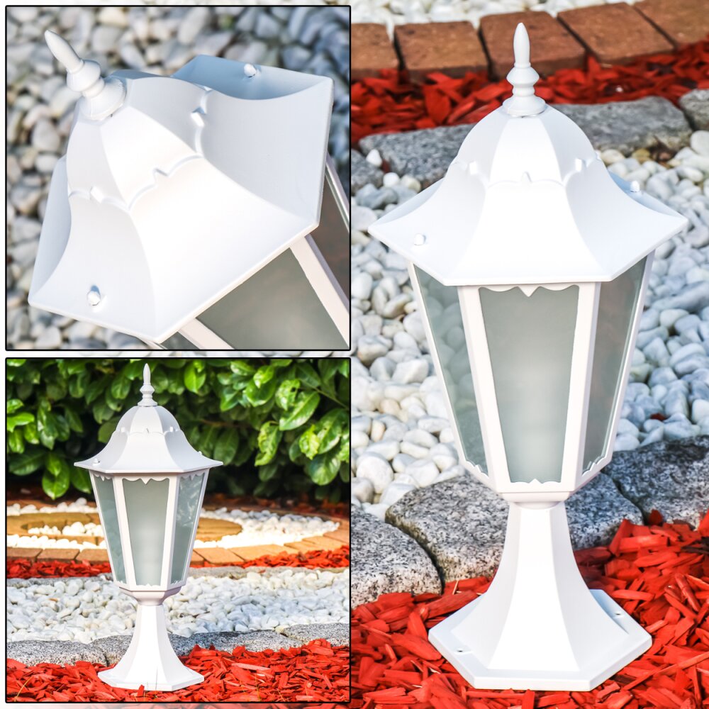 Borne lumineuse Hongkong Frost Blanc, 1 lumière main product photo